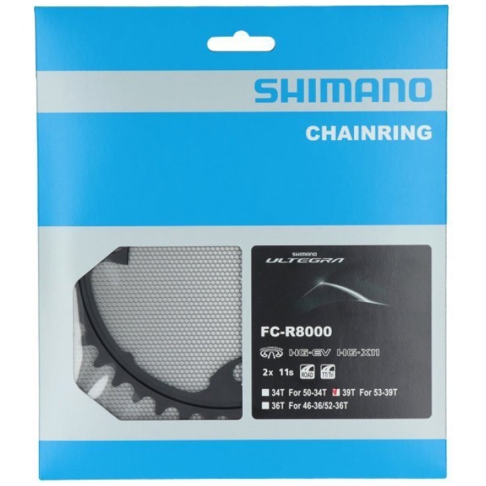 Shimano Kettingblad 39T-MW Ultegra Zwart - Afbeelding 2