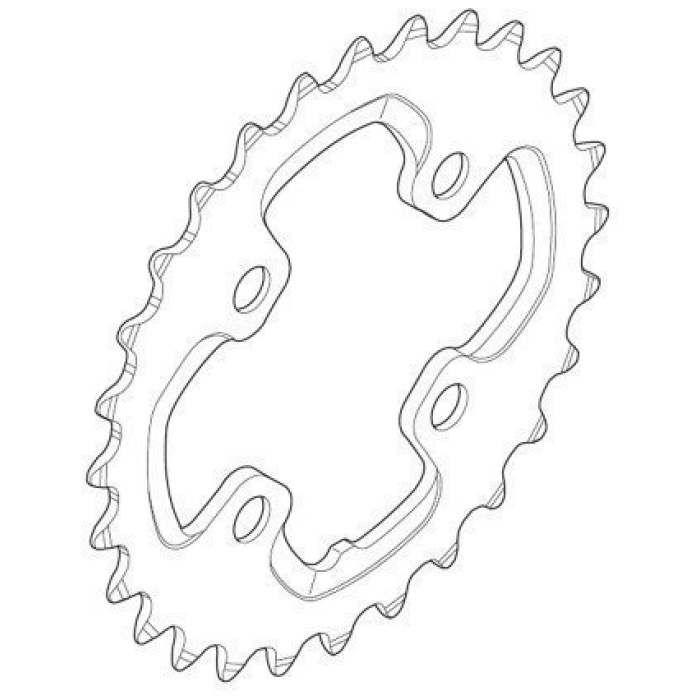 Shimano Kettingblad 28T-AJ Deore XT FC-M785 BLACK