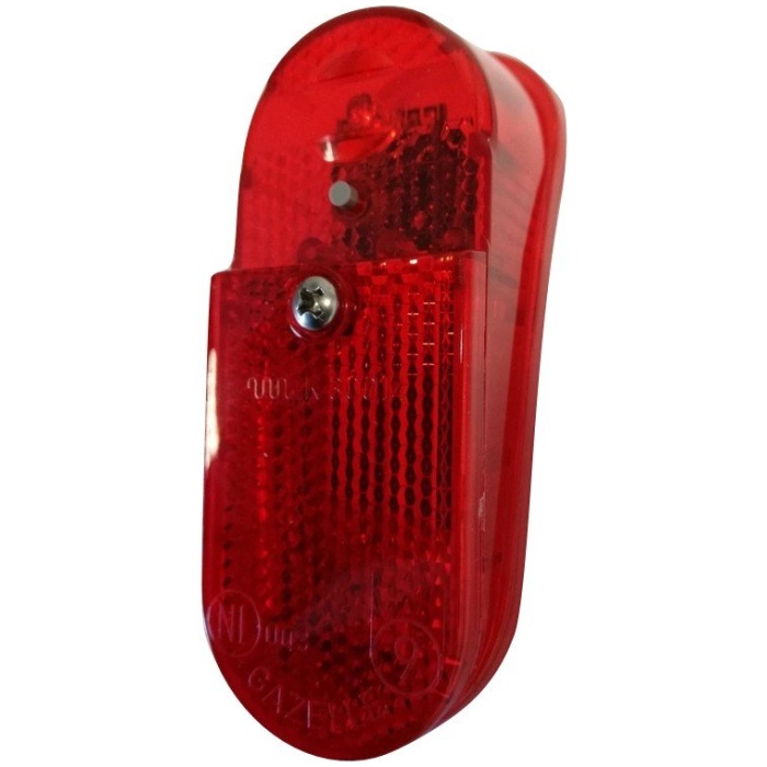 Gazelle achterlicht LED XB ovaal aan/uit batt.