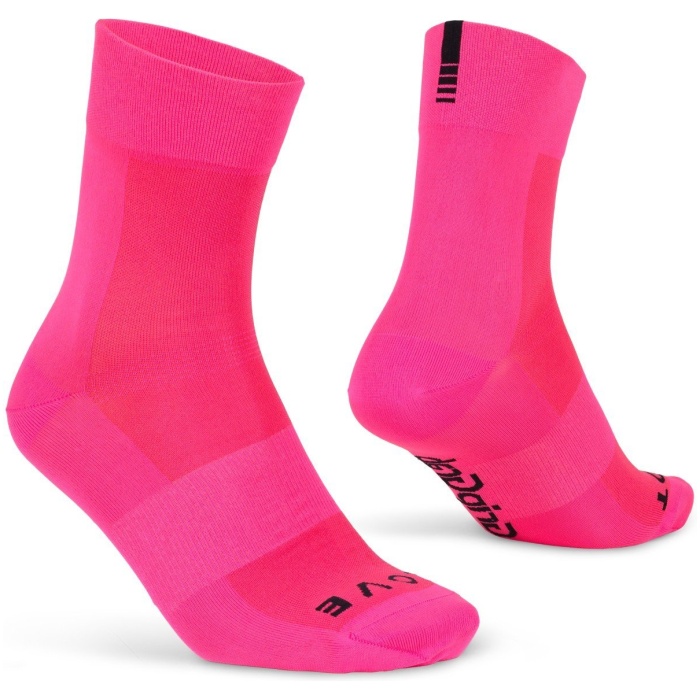 Gripgrab Sokken Lightweight SL pink mt:M Pink Hi-Vis - Afbeelding 3