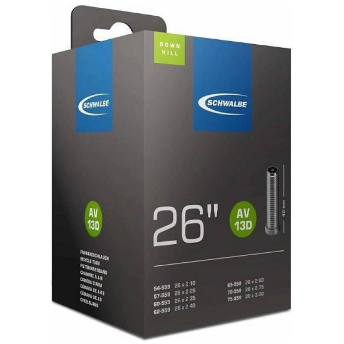 Schwalbe BIB AV13D 26X2.10/26X3.00 54-559/75-559 Zwart