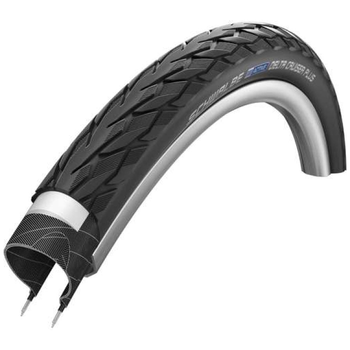 Schwalbe BUB 28X11/2 SC R DELTA CRUISER PLUS PG ZW Zwart
