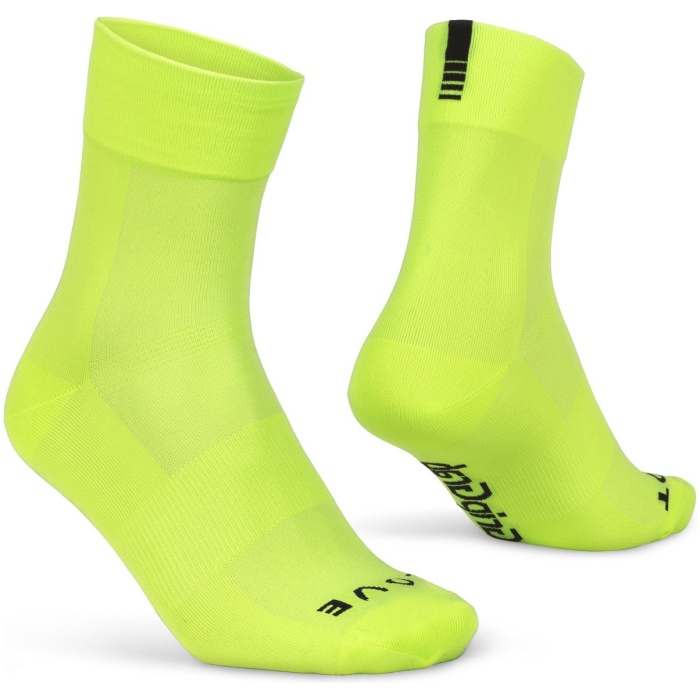 Gripgrab Sokken Lightweight SL geel mt:L Yellow Hi-Vis - Afbeelding 3