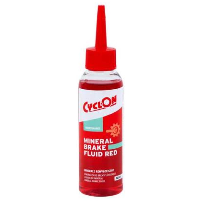 Cyclon OLIE MINERAL BRAKE FLUID 125ML Rood