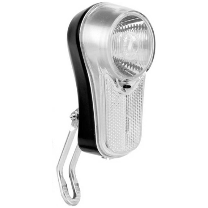 Axa KOPLAMP CITY BATT KB ZW Zwart