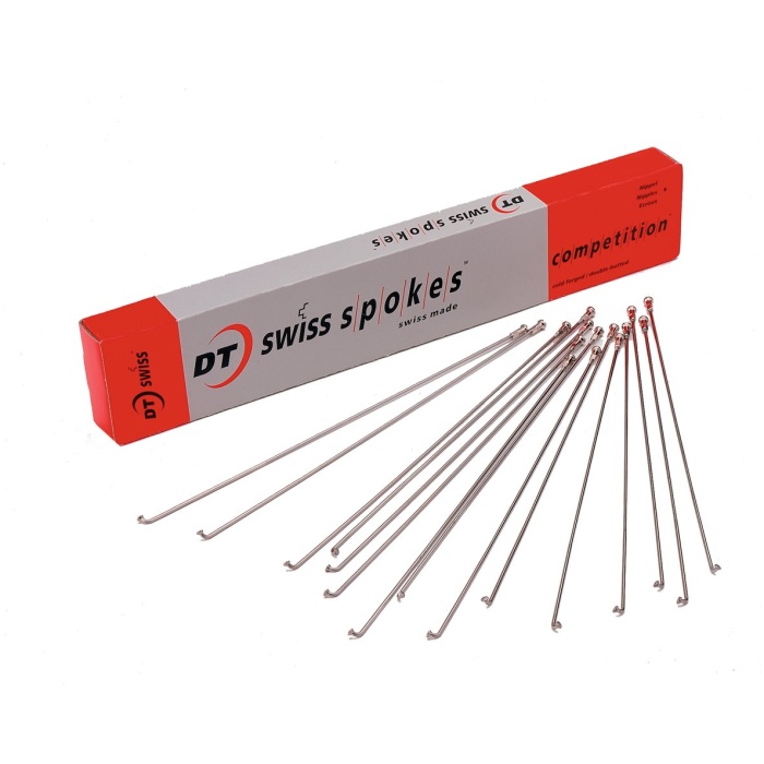 Dt Swiss SPAAK/NIP DT COMPETITION 14/15X288 RVS WP(100) Zilver