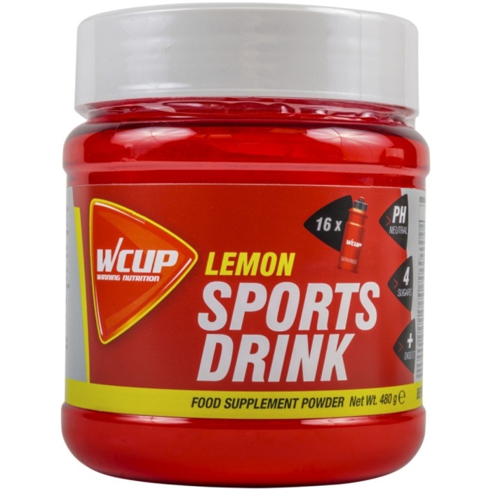 Wcup sportsdrink lemon 480 gr.