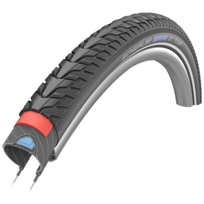 Schwalbe BUB 28X175 SC R MARATHON GT TOUR DG ZW Zwart