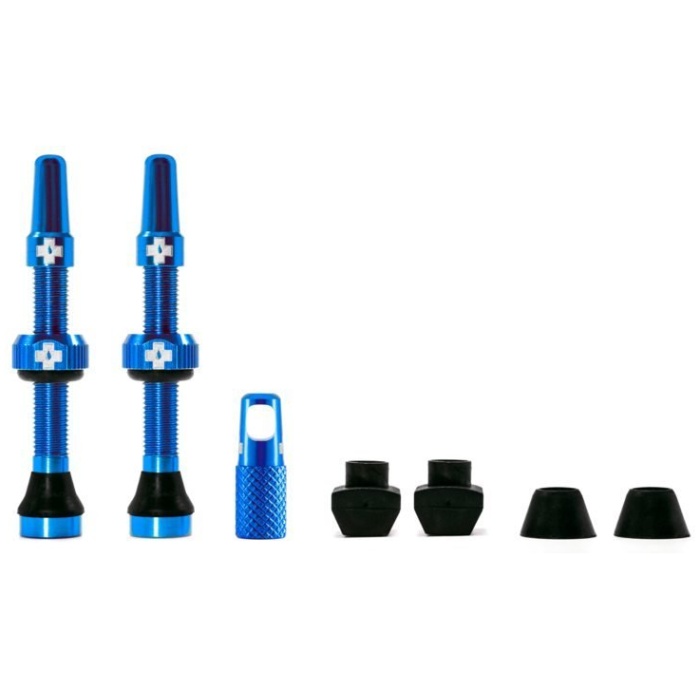 Muc Off Muc-off tubeless valve kit verseel 44mm blue Blauw