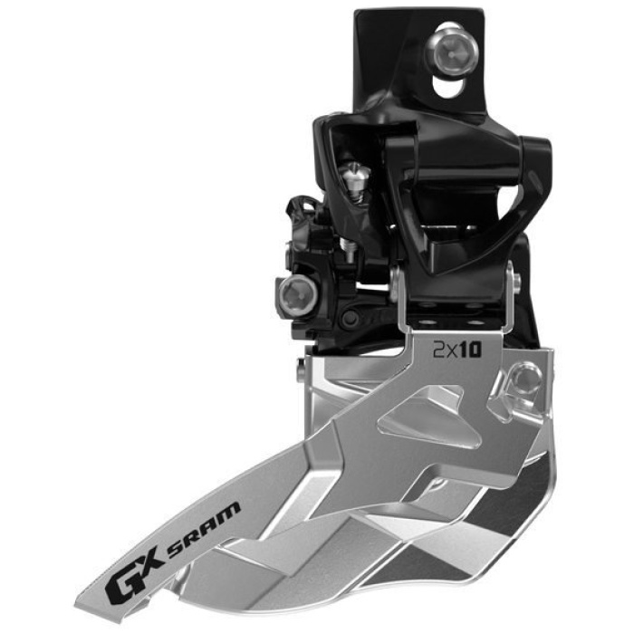 Sram Gx Voorderailleur 2x DERAILLEUR V SRAM GX 10V DM HOOG TP 34T Zwart