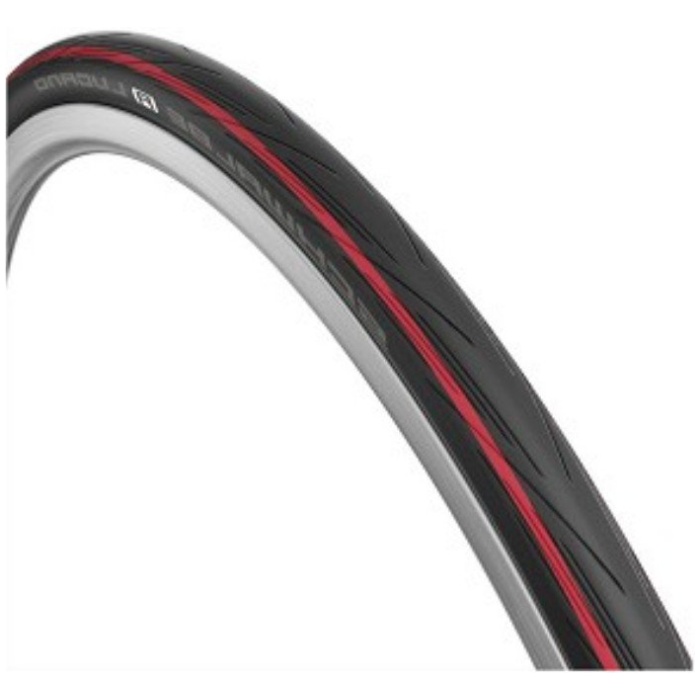 Schwalbe BUB 28X11/16 SC 25-622 LUGANO II KG ZW/RO Zwart/Rood