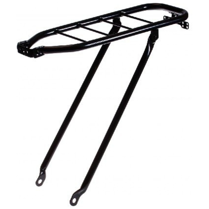Steco DRAGER A 26/28" POSTFIETS KPL M/POTEN ZW Zwart - Afbeelding 2