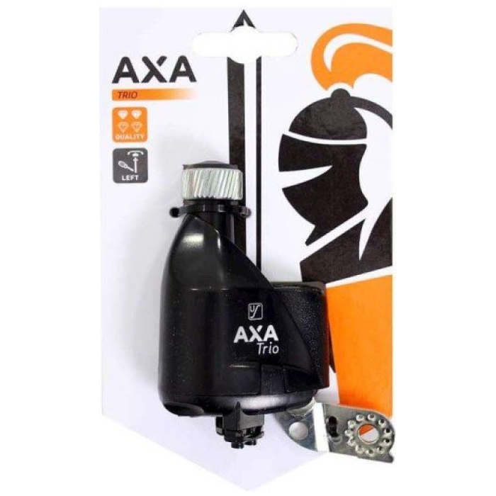 Axa dynamo Trio L stalen wiel Zwart