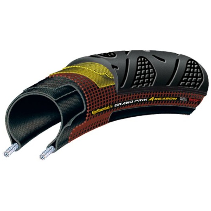Continental BUB 28X1 CO GRAND PRIX 4 SEASON ZW VW Zwart/Bruin - Afbeelding 4