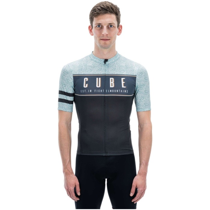 Cube BLACKLINE JERSEY CMPT S/S Grey/blue - Afbeelding 3