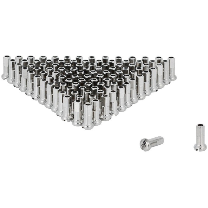 Dt Swiss SPAAKNIPPEL DT MS 14 12MM DS A 100 ZILVER - Afbeelding 4