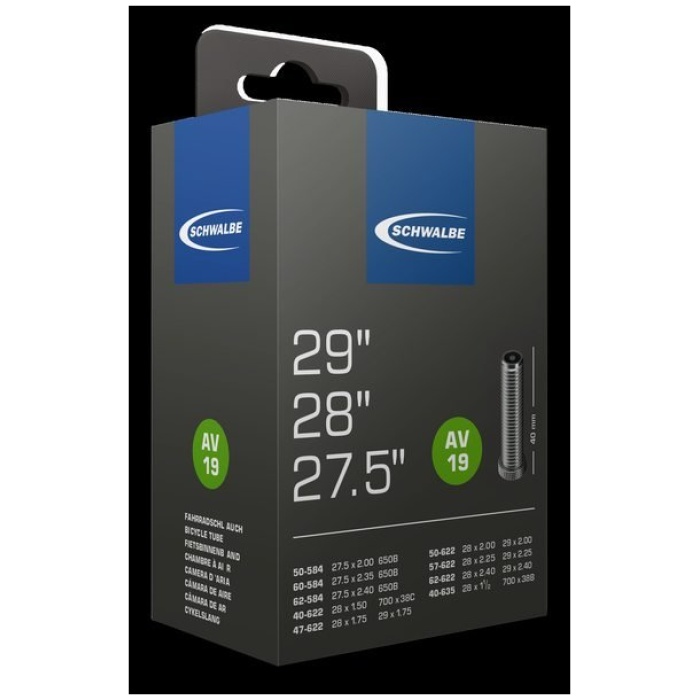 Schwalbe BIB SW -19- Schrader 40-62-584-635 Zwart - Afbeelding 4