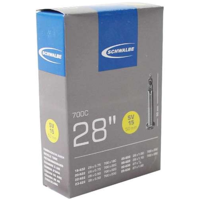Schwalbe BIB 28X3/4-7/8-1-11/16 SC SV (50) SV15 Zwart