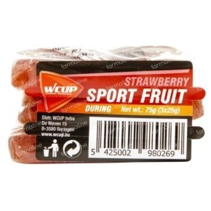 Wcup sports fruit aardbei p.st.