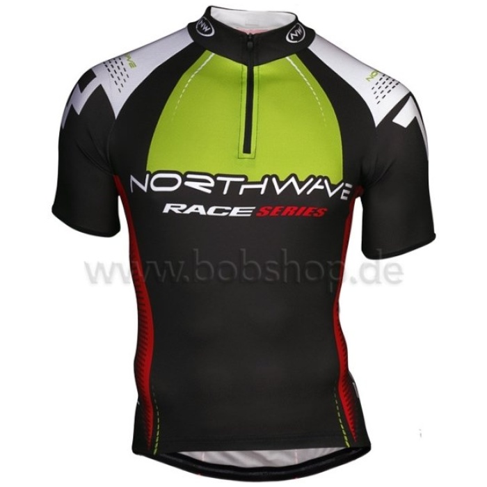 Northwave Race series groen zwart rood M shirt met korte mouwen