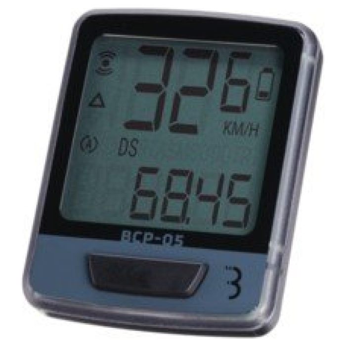 BBB BCP-05 Fietscomputer DashBoard 7-functies Zwart/grijs
