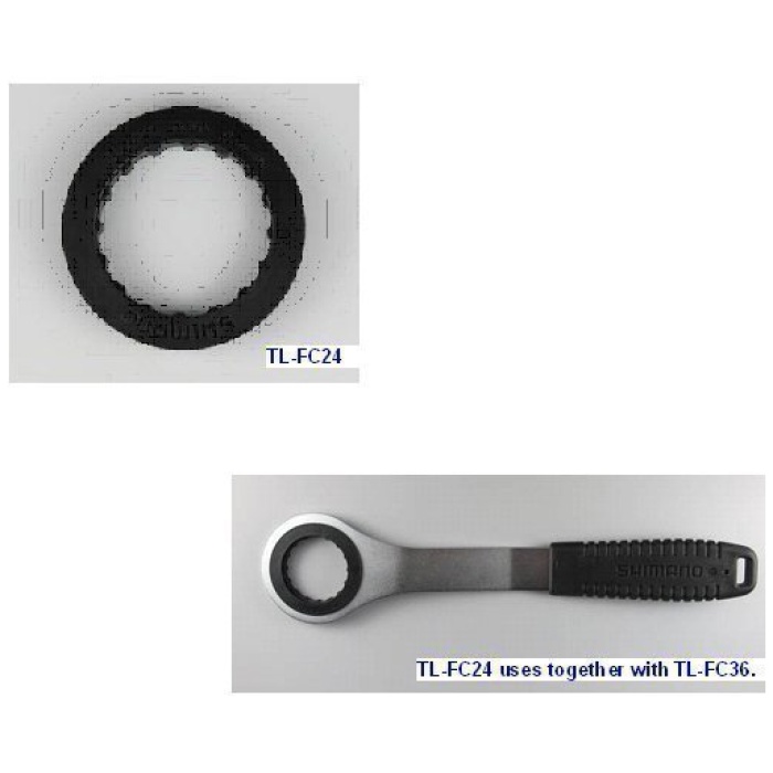 Shimano Adapter Bracketsleutel TL-FC24 Zwart
