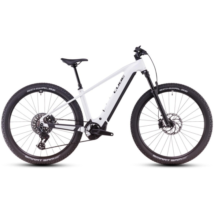 Cube REACTION HYBRID SLT Metallicwhite/black