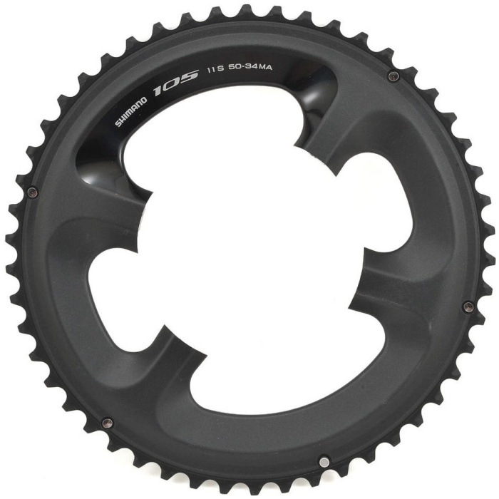 Shimano Kettingblad 50T-MA 105 FC-5800 Voor 50-34T ZWART - Afbeelding 2