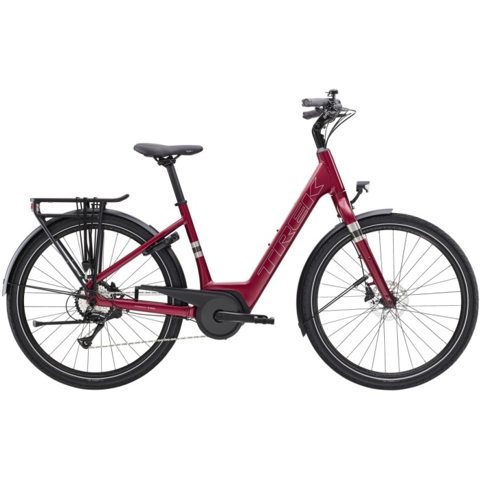 Trek Verve+ 1 Lowstep MATTE RAGE RED
