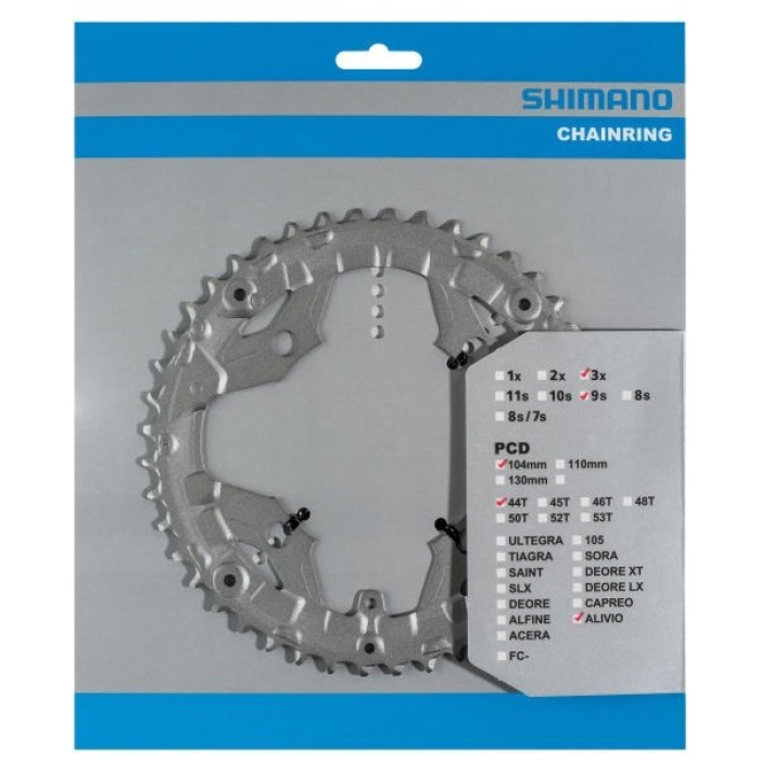 Shimano Kettingblad 44T Alivio ZILVER