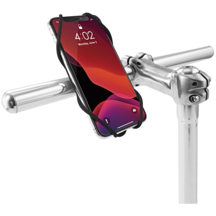 Bonecollection smartphonehouder bike tie 3 Zwart