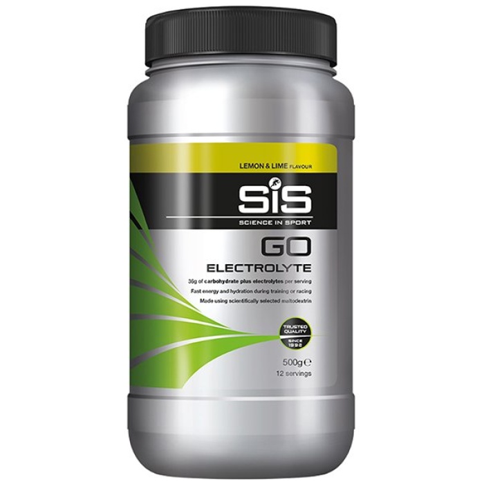 Scienceinsport SIS Energydrink Go Electrolyte Pot Lemon & Lime 500g