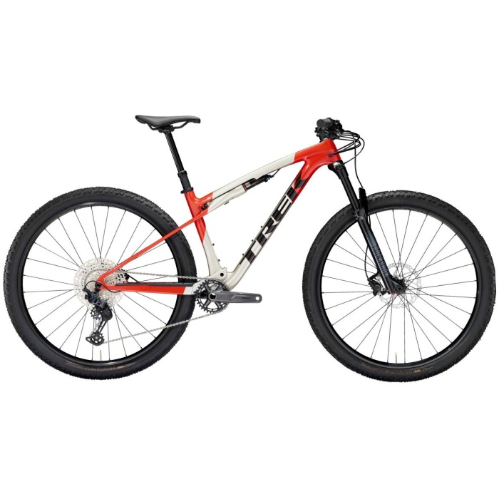 Trek Supercaliber SL 9.6 Gen 2 LUNAR SILVER/LAVA RED