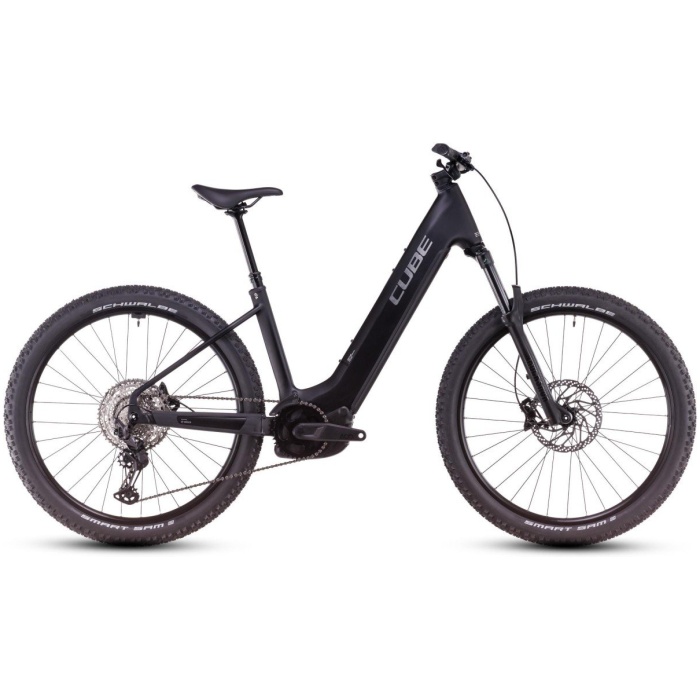 Cube REACTION HYBRID RACE Black/metal - Afbeelding 3
