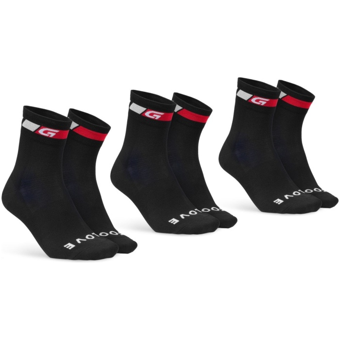 Gripgrab 3010 Regular Cut Sock, 3PACK White - Afbeelding 4