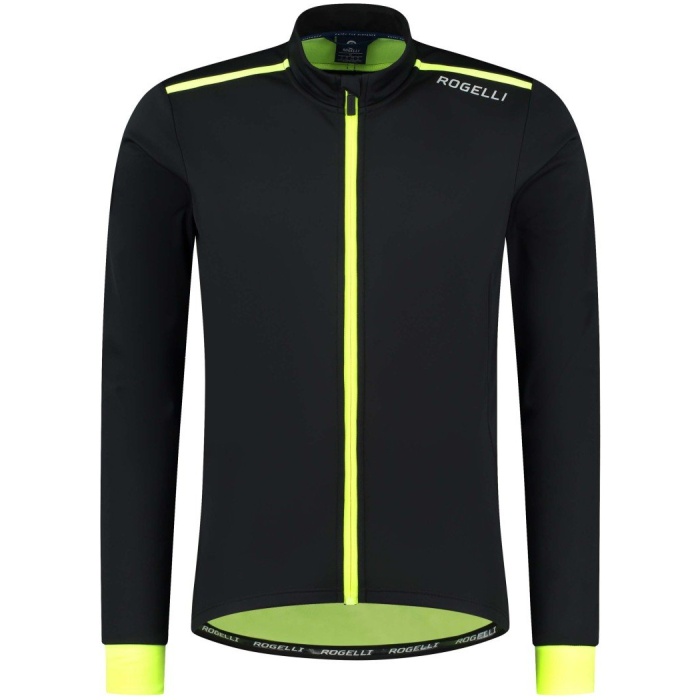 Rogelli Winterjack Pesaro2.0 Zwart/Fluor - Afbeelding 3