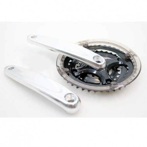 Merkloos CRANKSTEL ATB 24/34/42 LASCO ALM 170 ZI/ZW 8/9 -5M Zilver/Zwart