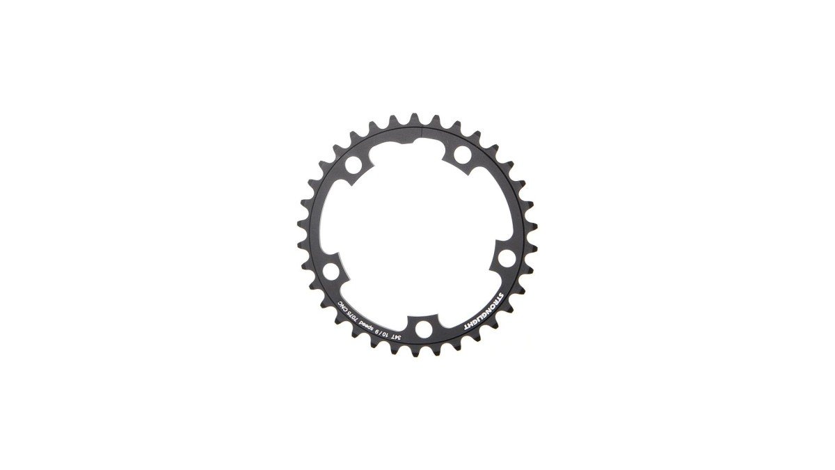 Stronglight KETT BLAD 34 SL S RACE ZICRAL 9/10V 110 ZW Zwart