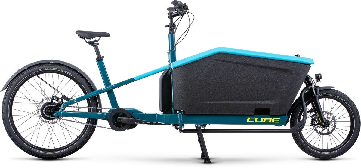 Cube CARGO HYBRID Blue/lime