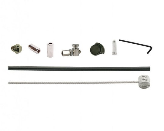 Xlc KABEL REM NEXUS NW V/A KPL 2.35 RVS ZW BRX94 Zwart - Afbeelding 2