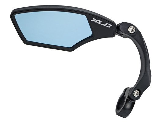 Xlc SPIEGEL FIETS VERST 21-26MM L ZW MRK12 Zwart - Afbeelding 2