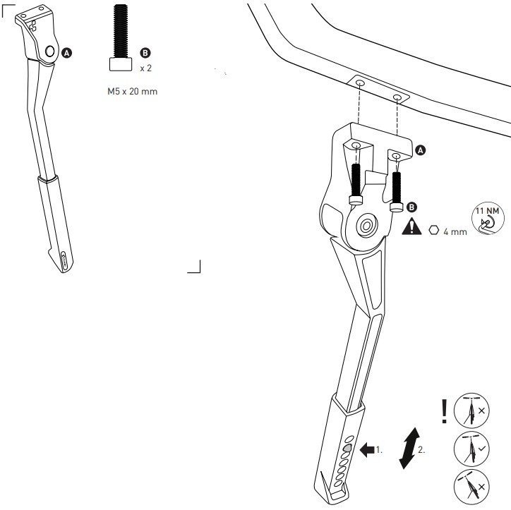Cube KICKSTAND FM BLACK - Afbeelding 3
