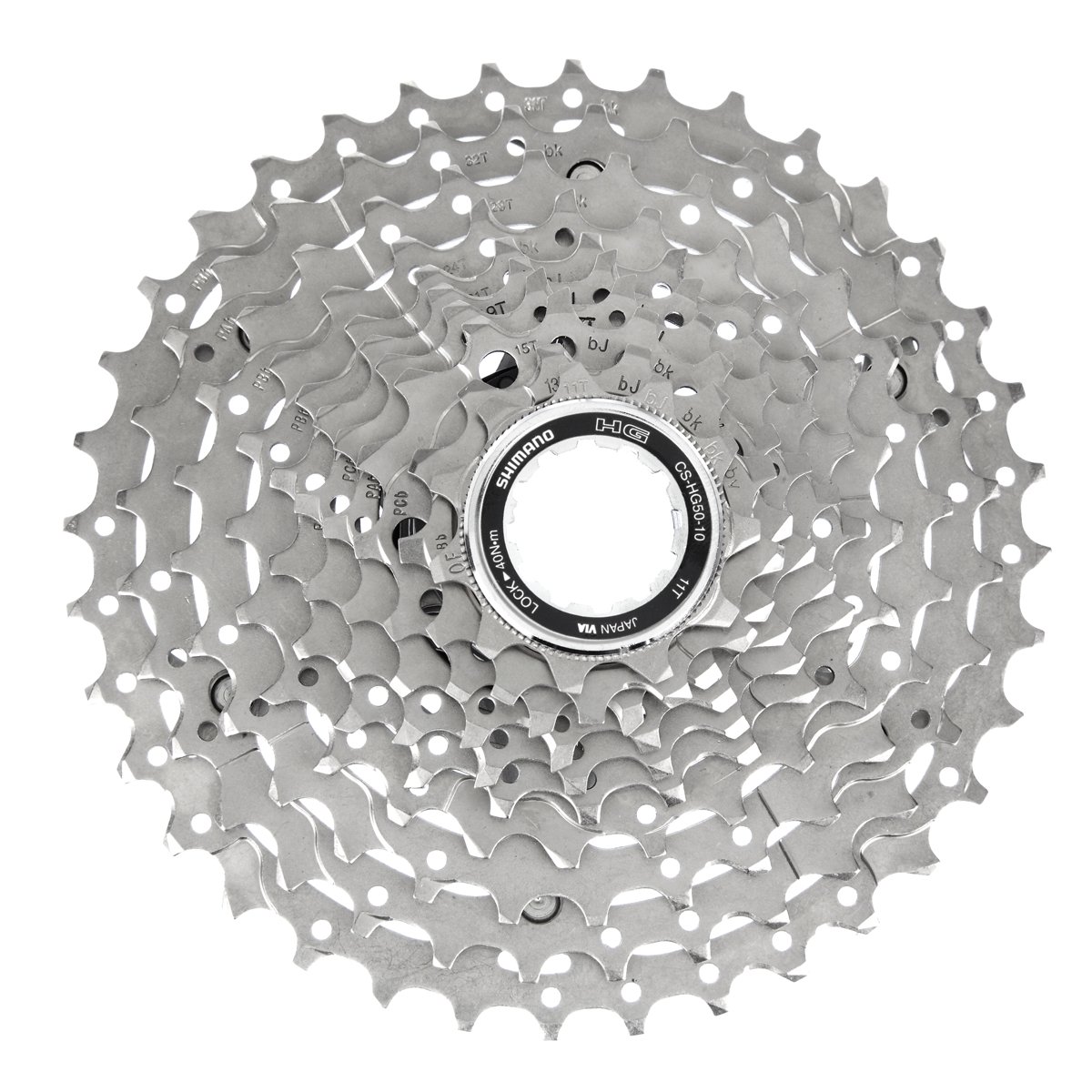 Shimano cassette HG 50 11-36 10 speed Zilver