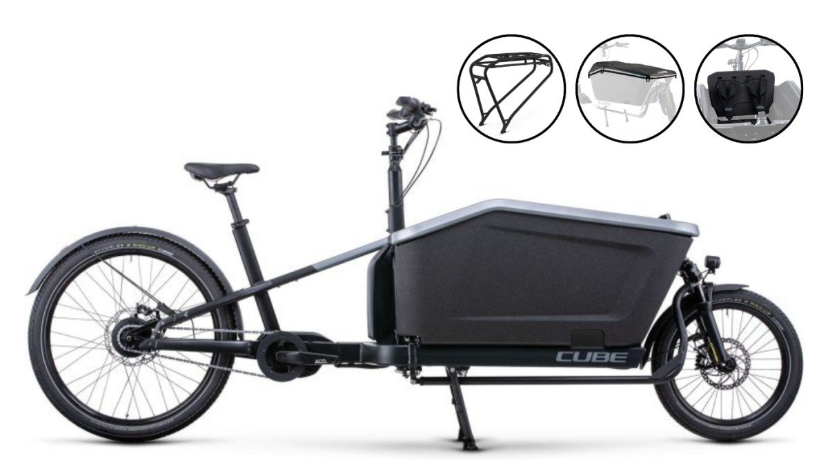 Cube CARGO HYBRID SPECIAL DEAL Flashgrey/black