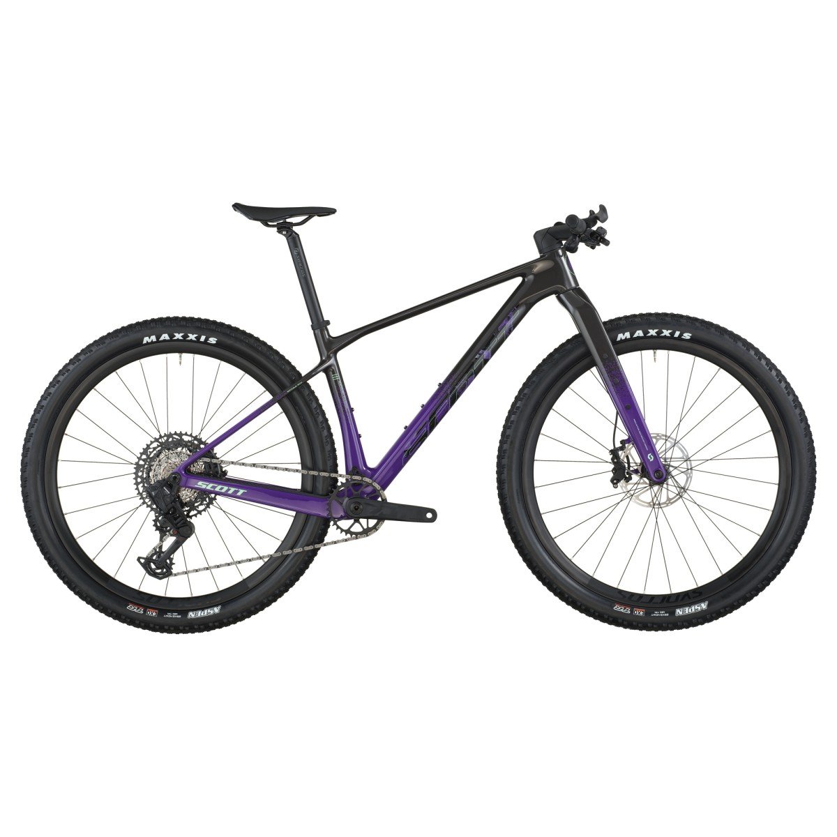 Scott Scale Gravel 10 Carbon Black/indigo Purple