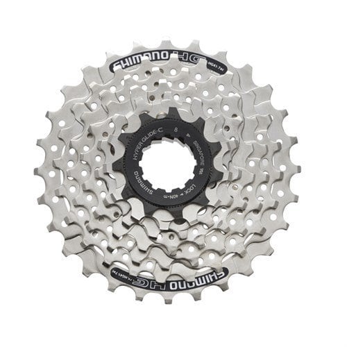 Shimano Cassette 7-Sp 11-28T CSGH41 11-13-15-18-21-24-28T Zilver